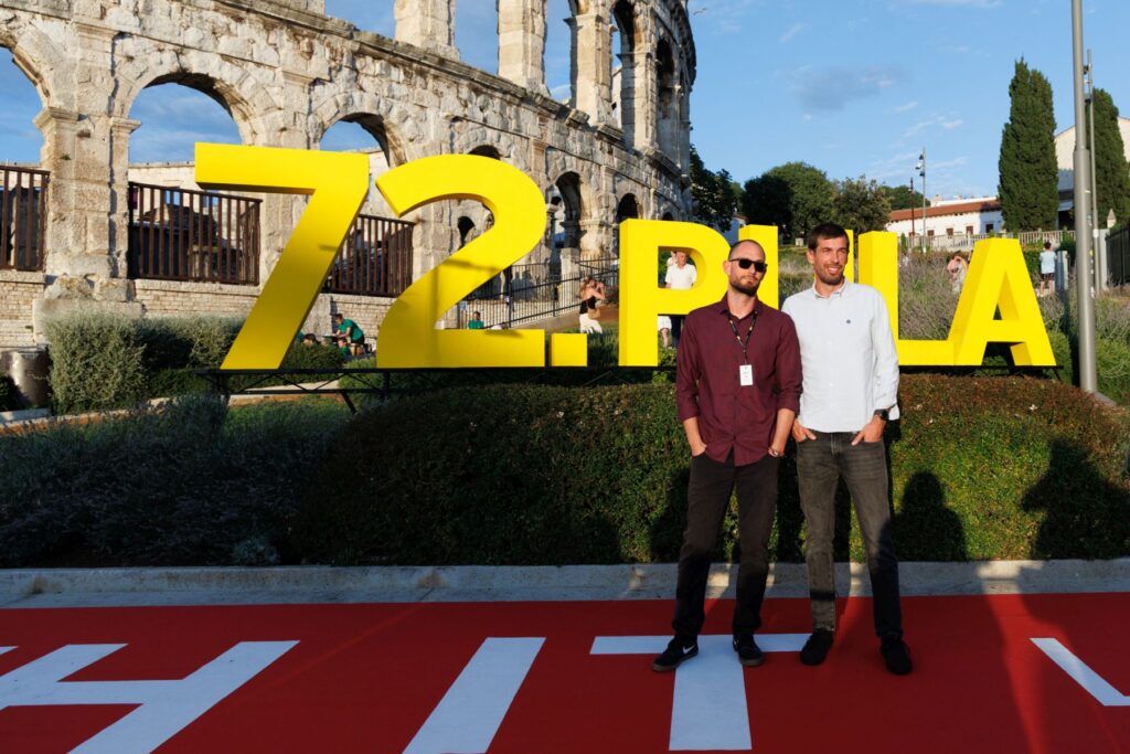 Svečano otvaranje - Arena_ Ekipa filma Južina(5) Redatelj Ante Marin i producent Bojan Kanjera